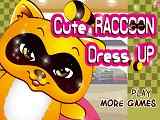Play Cute Raccoon Dress Up