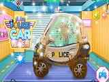 Play Baby Police Car Wash