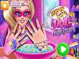 Play Superhero Doll Manicure
