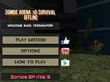 Play Zombie Arena 3d Survival Offline