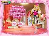 Play Barbie’s Valentines Patchwork Dress