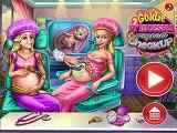Play Goldie Princesses Pregnant Check up