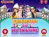 Play Princesses Go Ice Skating