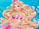 Play Barbie The Pearl Princess Dress Up