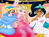 Play Princesses Pajama Party Funny Faces