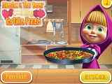 Play Masha Cooking Tortilla Pizza