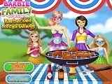 Play Barbie Family cooking Barbecued Wings