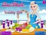 Play Elsa Bride cooking Wedding Dish