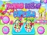 Play Flower Basket Cupcake